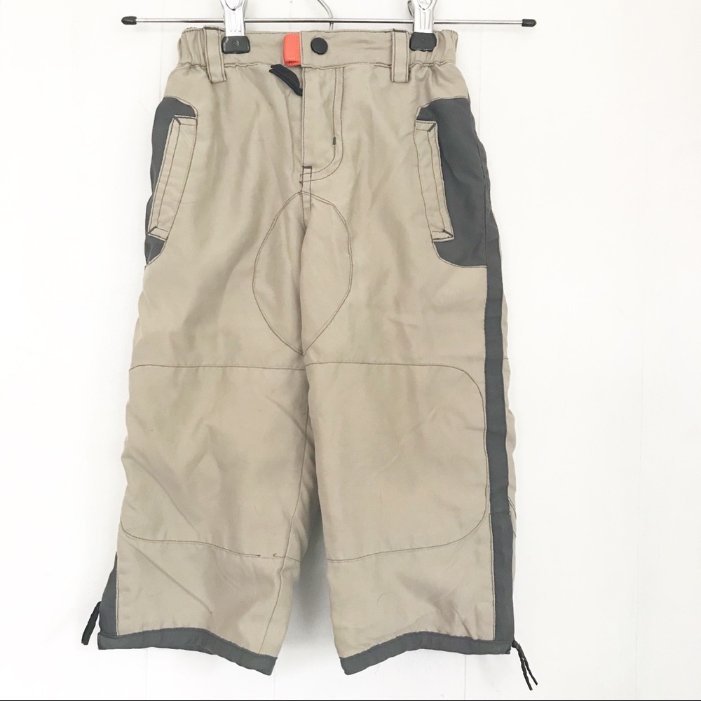 Gap | Khaki Lined Athletic Pants w/ Ankle Zippers
